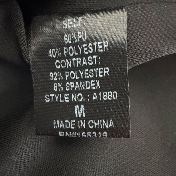 DAY+MOON NWT Women’s Faux Alligator Bustier Size M Black Cropped Tank - Picture 4 of 5